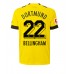 Cheap Borussia Dortmund Jude Bellingham #22 Home Football Shirt 2022-23 Short Sleeve